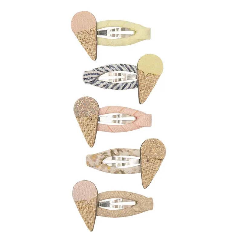 Ice Cream Mini Clic Clac Hair Clips by Mimi & Lula