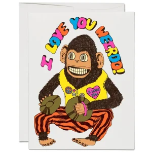 Love You Weirdo Greetings Card by Red Cap Cards