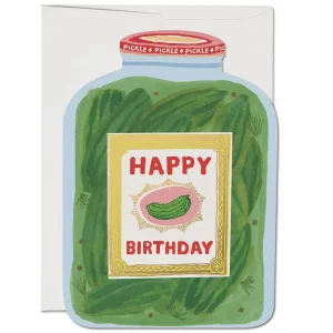 Pickle Birthday Greetings Card by Red Cap Cards