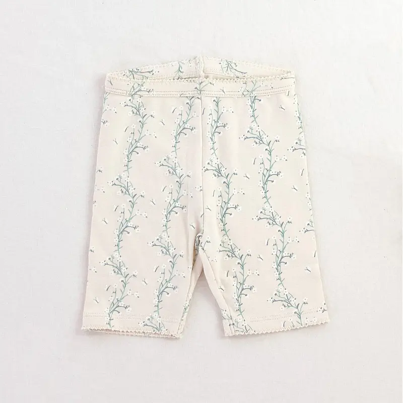 Pima Bike Short in Linen Trellis by Iver & Isla