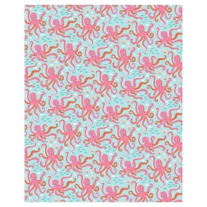 Pink Octopi Gift Wrap by Nadia Taylor for Earlybird Designs