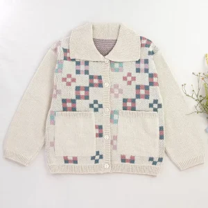 Quilt Block Chore Jacket by Iver & Isla
