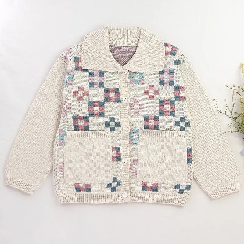 Quilt Block Chore Jacket by Iver & Isla