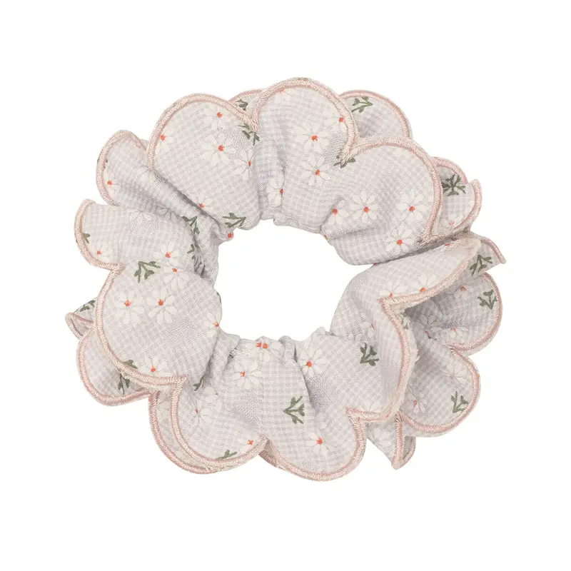 Scalloped Floral Scrunchie by Mimi & Lula