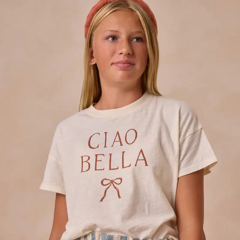 Teen Boxy Tee in Ciao Bella by Rylee & Cru - Last Ones In Stock - 10-12 Years
