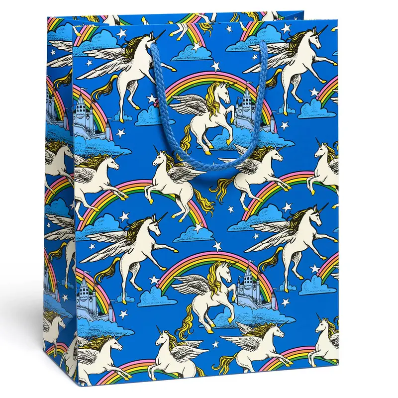 Unicorn Queen Large Gift Bag By Red Cap Cards