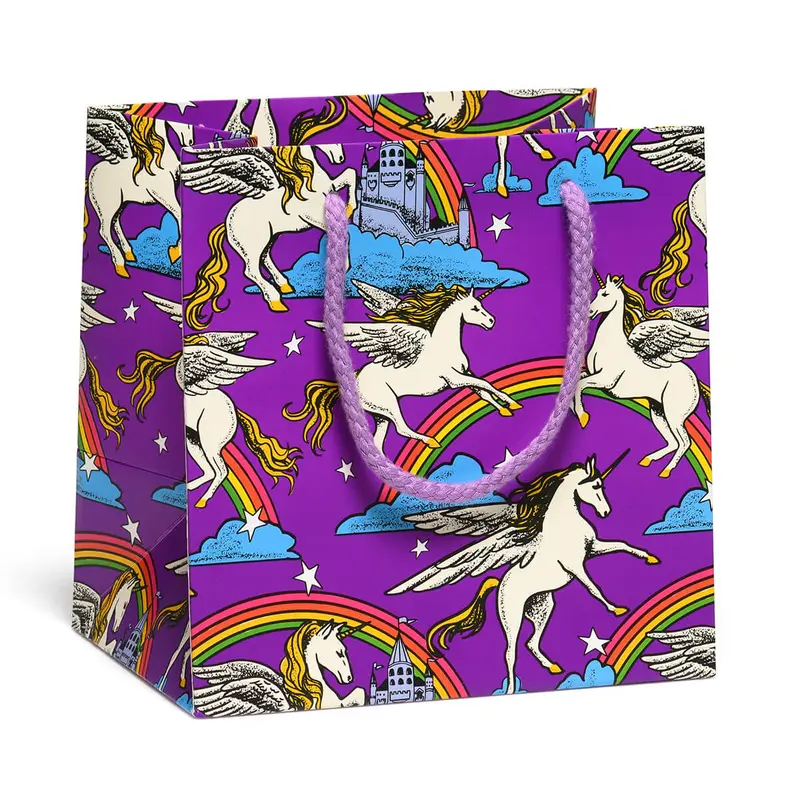 Unicorn Queen Small Gift Bag By Red Cap Cards