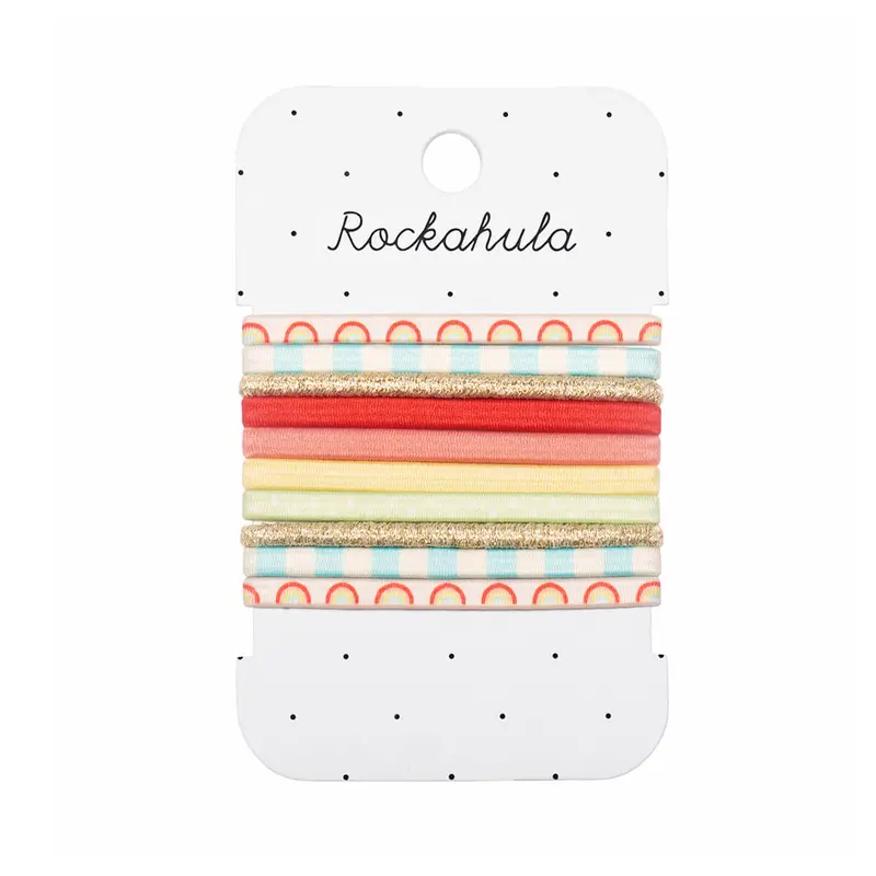 Vintage Rainbow Elastic Pony Pack by Rockahula