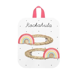 Vintage Rainbow Hair Clips by Rockahula