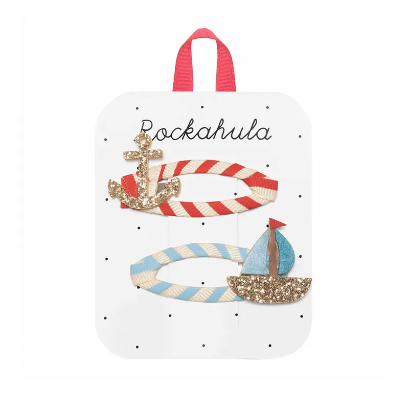 We Are Sailing Hair Clips by Rockahula