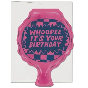 Whoopee Cushion Birthday Greetings Card by Red Cap Cards