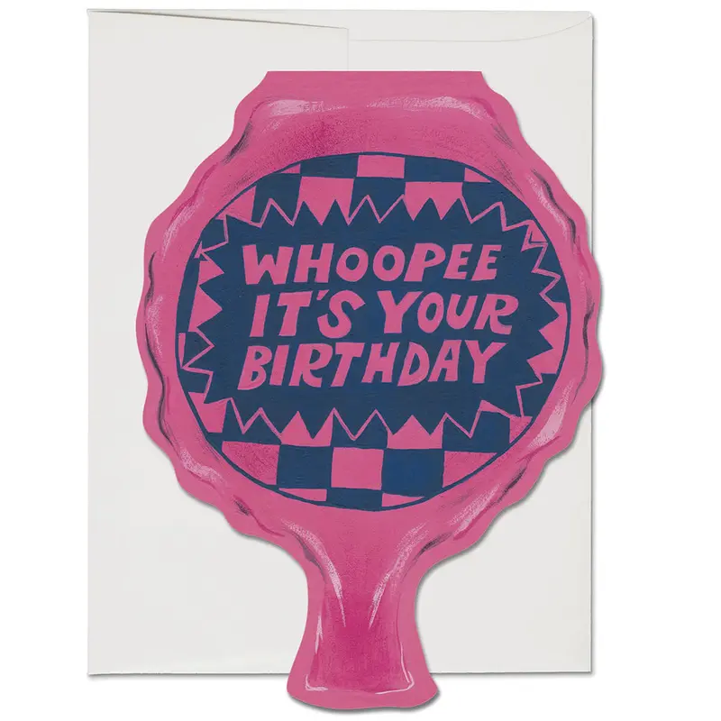 Whoopee Cushion Birthday Greetings Card by Red Cap Cards