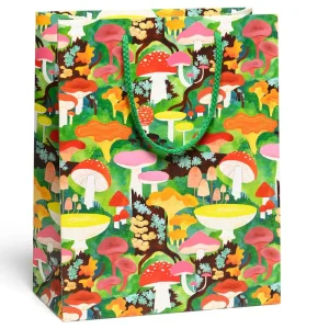 Woodland Mushrooms Large Gift Bag By Red Cap Cards