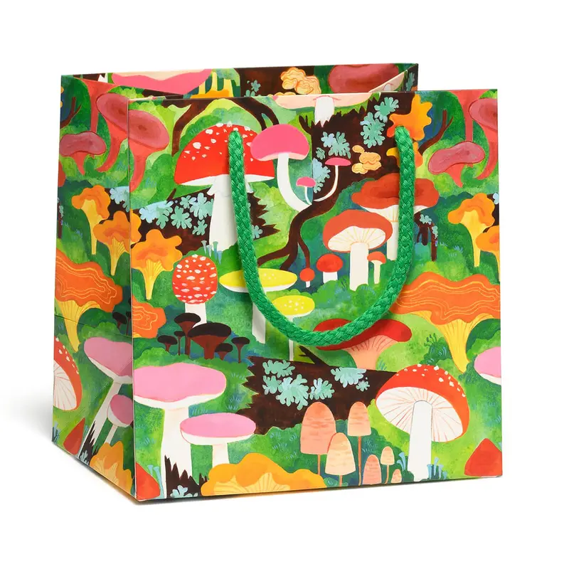 Woodland Mushrooms Small Gift Bag By Red Cap Cards