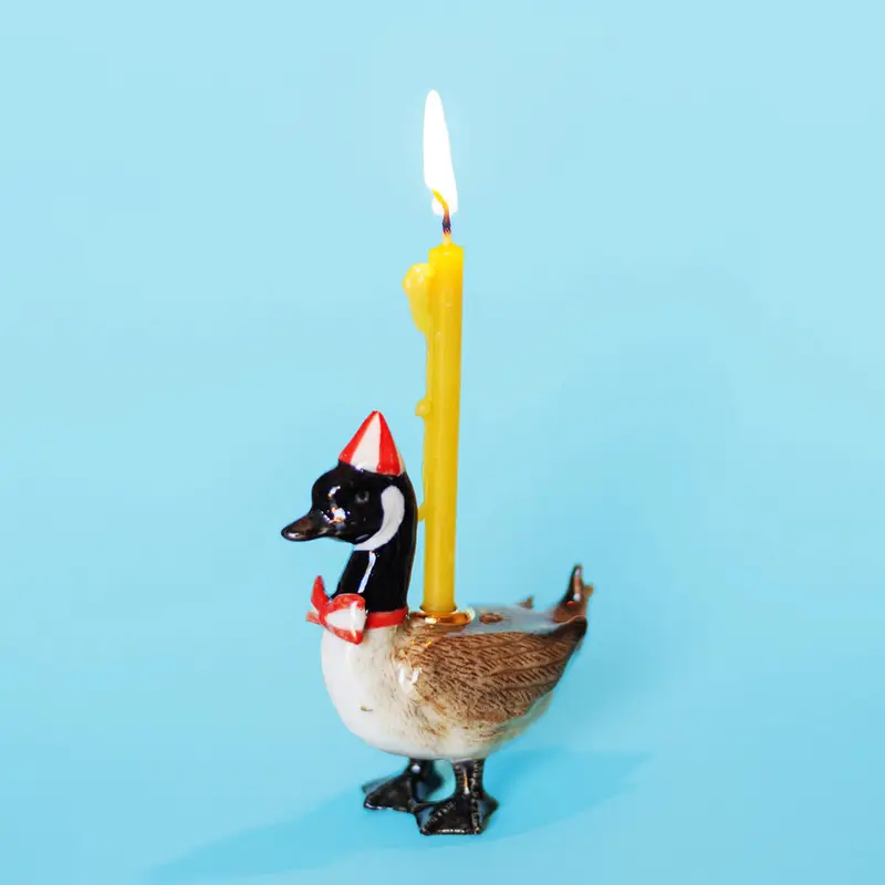 Canadian Goose Ceramic Cake Topper by Camp Hollow