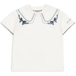Era Tee in Off White / Bow by Konges Slojd