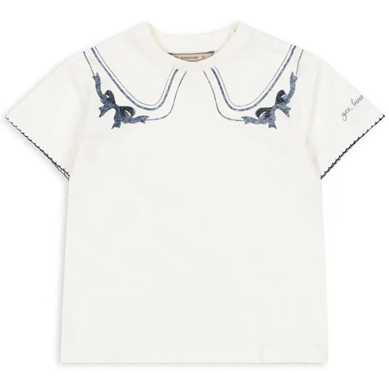 Era Tee in Off White / Bow by Konges Slojd