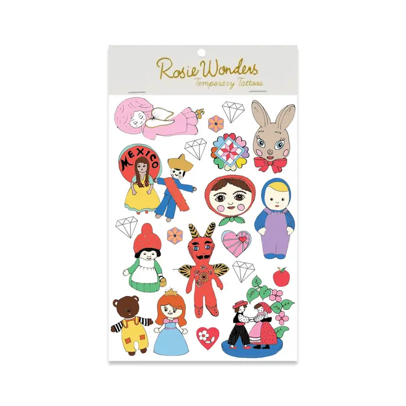 Fairytale Temporary Tattoos (A6 Sheet) by Rosie Wonders