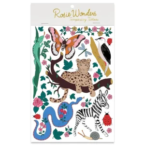 Flora And Fauna Temporary Tattoos (A5 Size) by Rosie Wonders