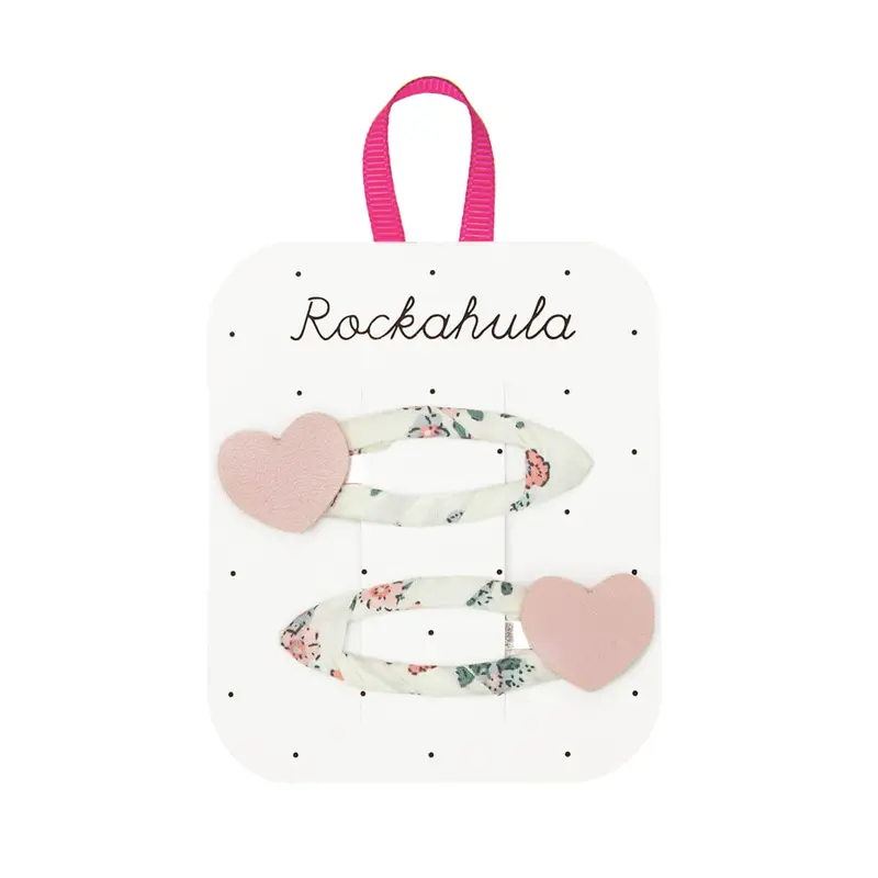 Flora Heart Hair Clips by Rockahula