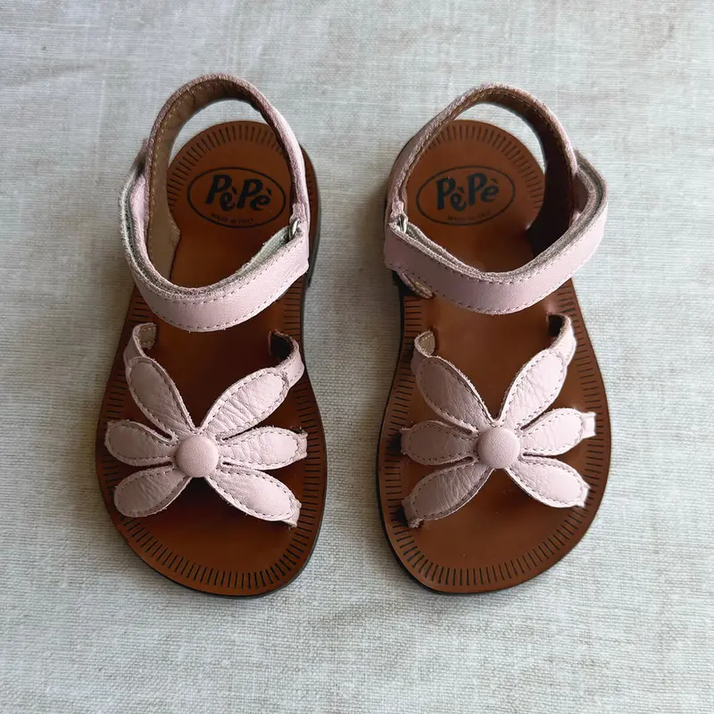 Giulia Flower Sandals in Camelia by PP