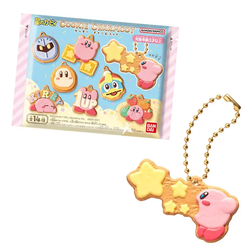 Kirby Cookie Charmcot Keychain Blind Bag by Bandai