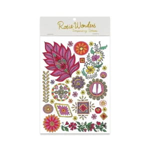 Paisley Temporary Tattoos (A6 Sheet) by Rosie Wonders