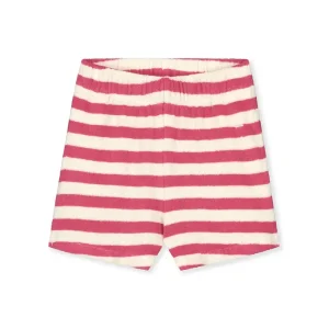 POP Terry Shorts in Cherry / Cream by Gray Label