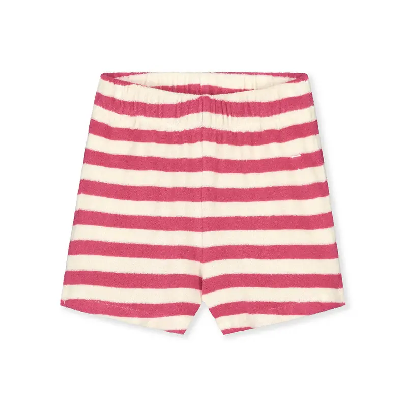 POP Terry Shorts in Cherry / Cream by Gray Label