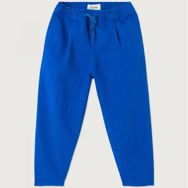 Rygybay Kid's Trousers in Blue De Prusse by American Vintage