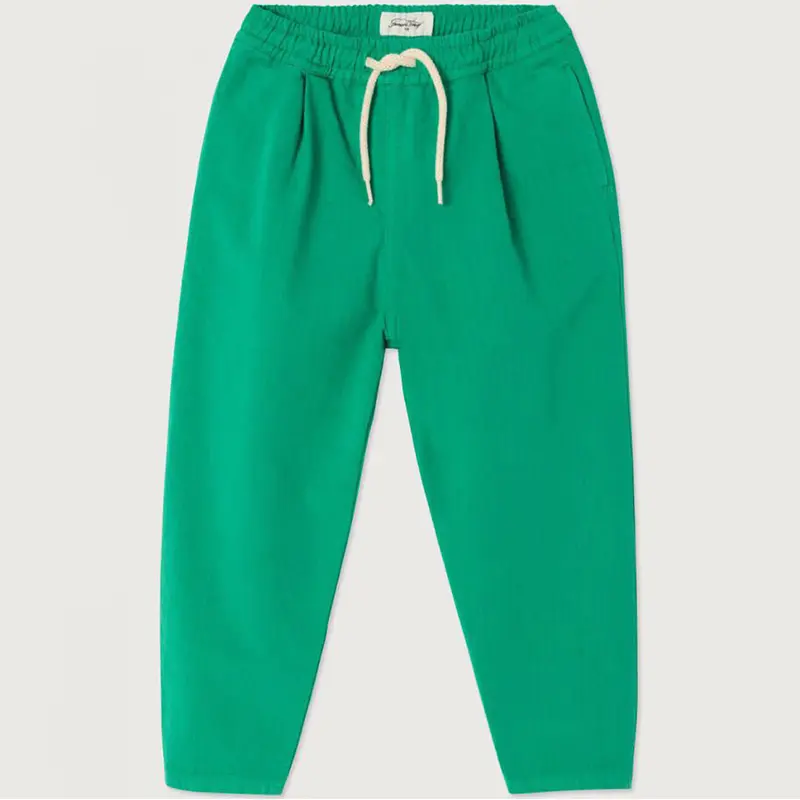 Rygybay Kid's Trousers in Emerald by American Vintage