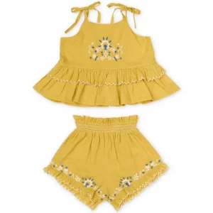 Summer Blossom Set in Misted Yellow by Lali - Last One In Stock - 8 Years