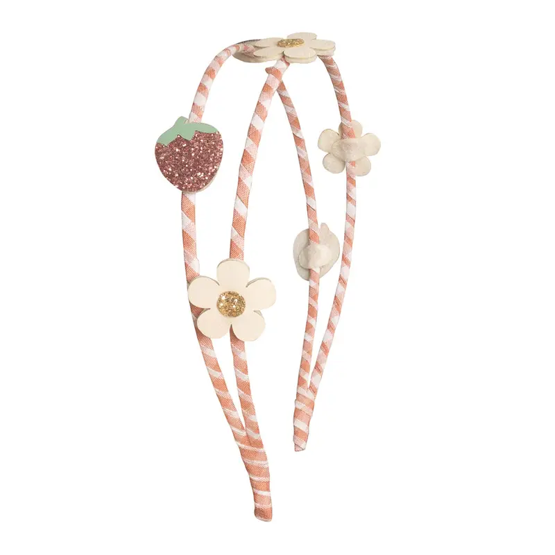 Sweet Strawberry Double Headband by Rockahula