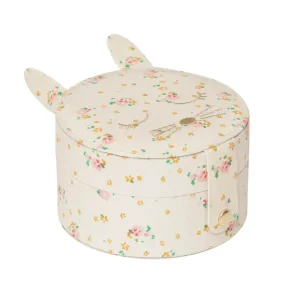Tiny Blossom Bunny Jewellery Box by Rockahula