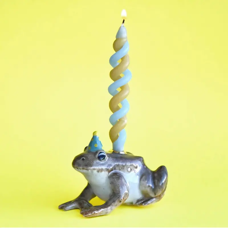 Toad Ceramic Cake Topper by Camp Hollow