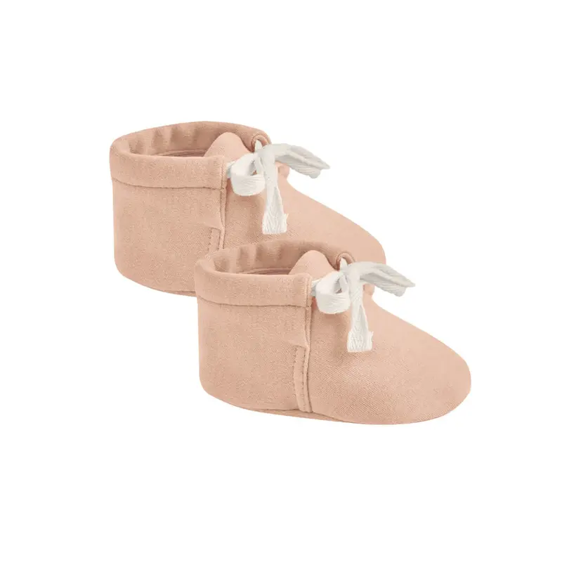 Baby Booties in Melon by Quincy Mae