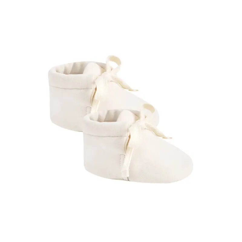 Baby Booties in Natural by Quincy Mae