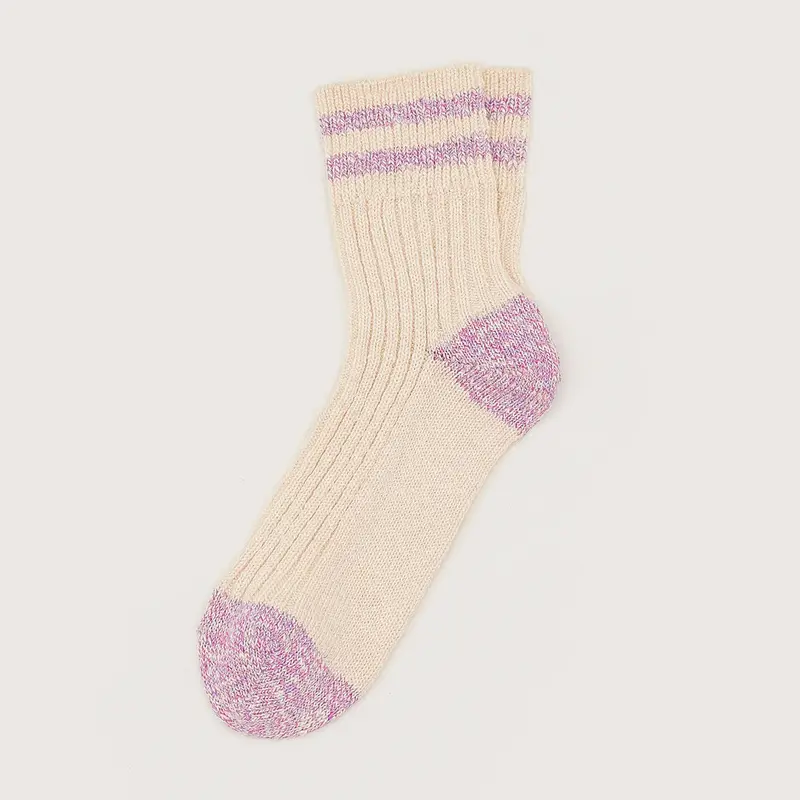 Bunt Crew Socks in Natural by Bellerose