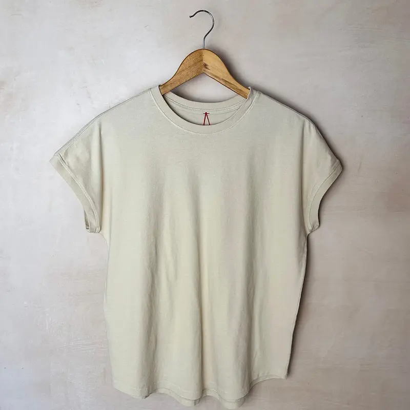 Ease Tee in Rice by Le Bon Shoppe