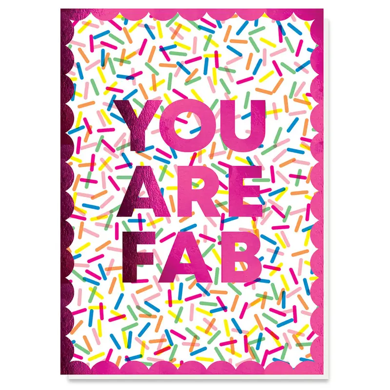 Fab Sprinkles Birthday Greetings Card by Stormy Knight
