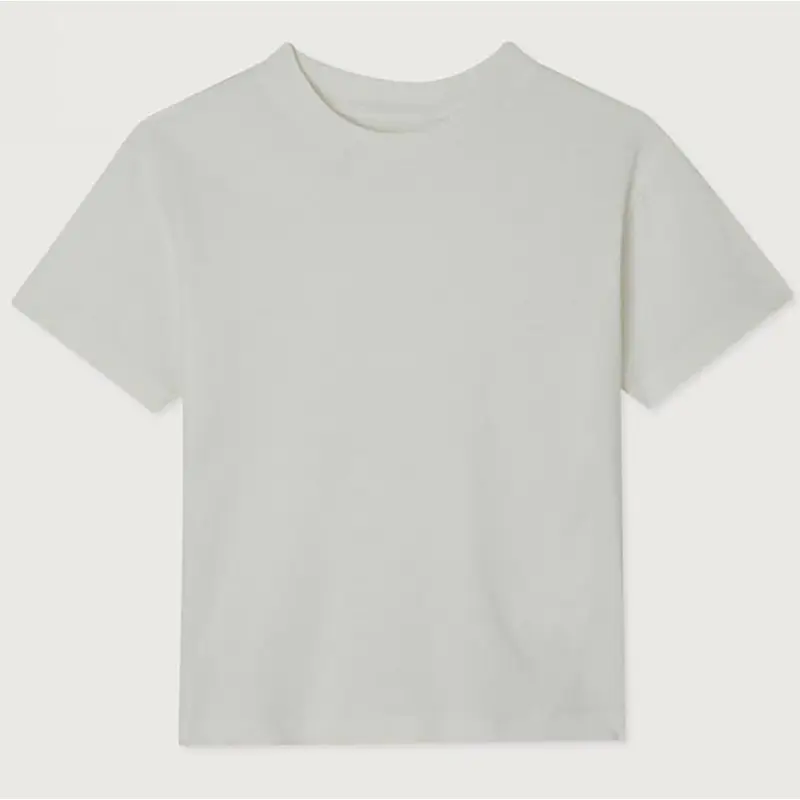 Gamipy Kid's Round Neck T Shirt in White by American Vintage
