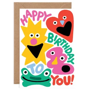 Happy Birthday To You Greetings Card by Cari Vander Yacht for Wrap