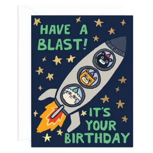 Have A Blast! It's Your Birthday Greetings Card by Alice Bowsher for Wrap