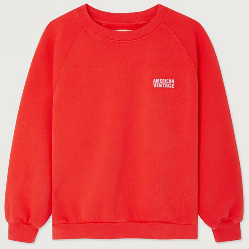 Izubird Kid's Sweatshirt in Vintage Strawberry by American Vintage