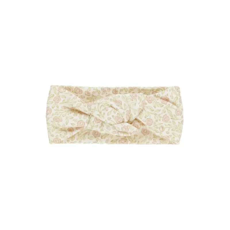 Knotted Headband in Primrose by Quincy Mae - Last One In Stock - 12-24 Months