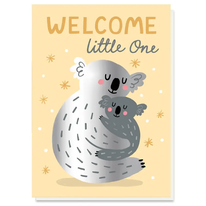 Koala Cuddles Greetings Card by Stormy Knight