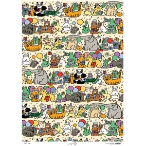Pass The Parcel Gift Wrap by Alice Bowsher for Wrap