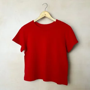 The Little Boy Tee in Chili by Le Bon Shoppe