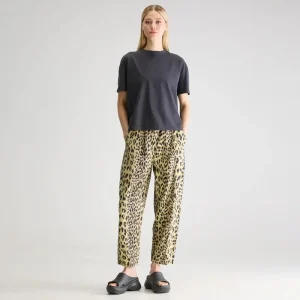 Wesly Relaxed Trousers in Leopard Print by Bellerose - Last One In Stock - UK 6 (EU 34)