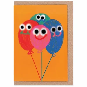 Balloons Greetings Card by Jon Burgerman for Evermade